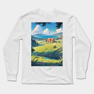 Country Side Horizon Long Sleeve T-Shirt